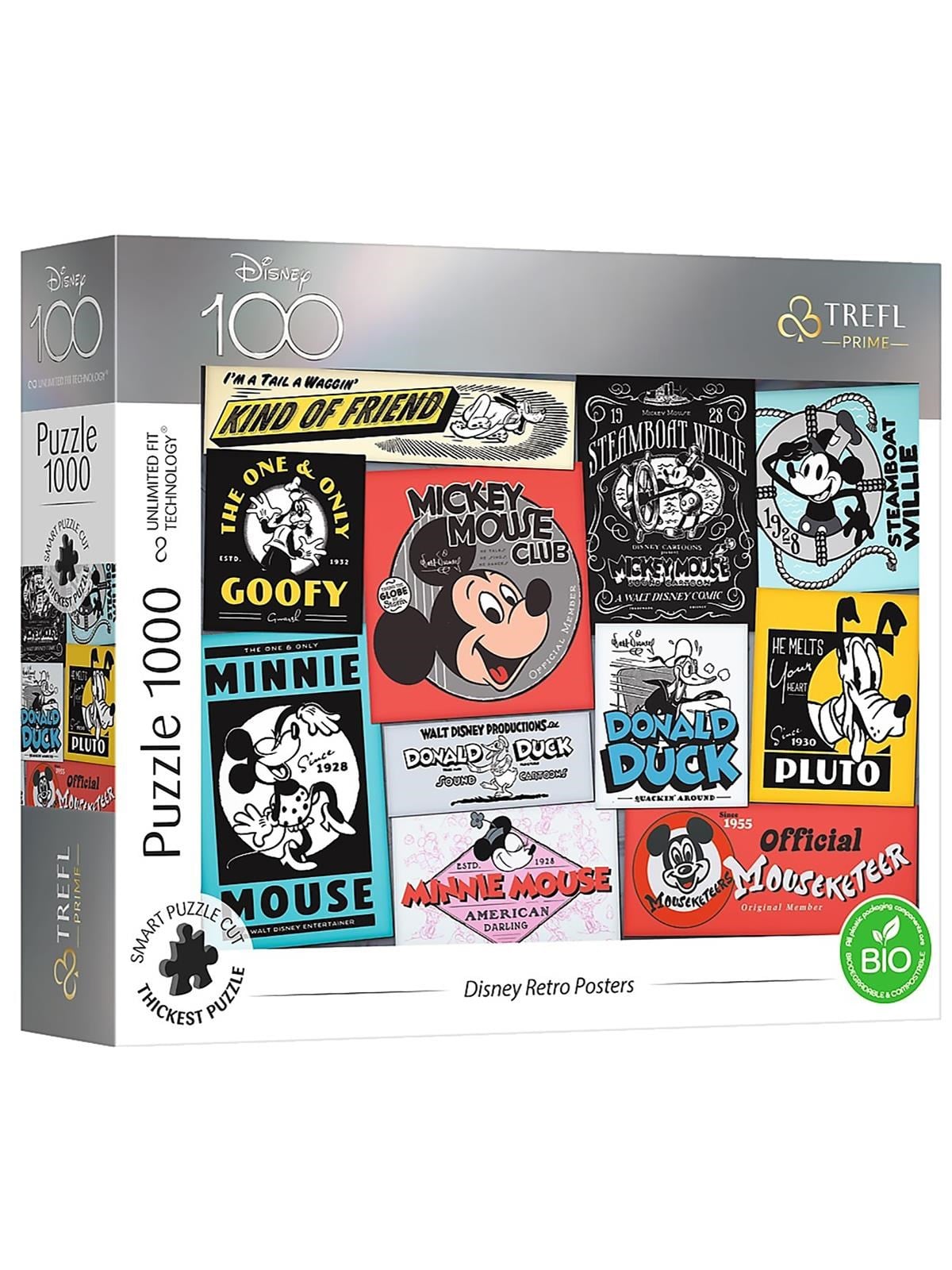 TREFL 1000 PARCA DISNEY RETRO POSTER PUZZLE Diğer HD 10761