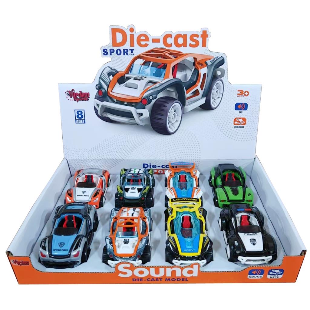 VARDEM CEK BIRAK DIE-CAST SESLI SPOR ARABA 398 Diğer KLX600 398