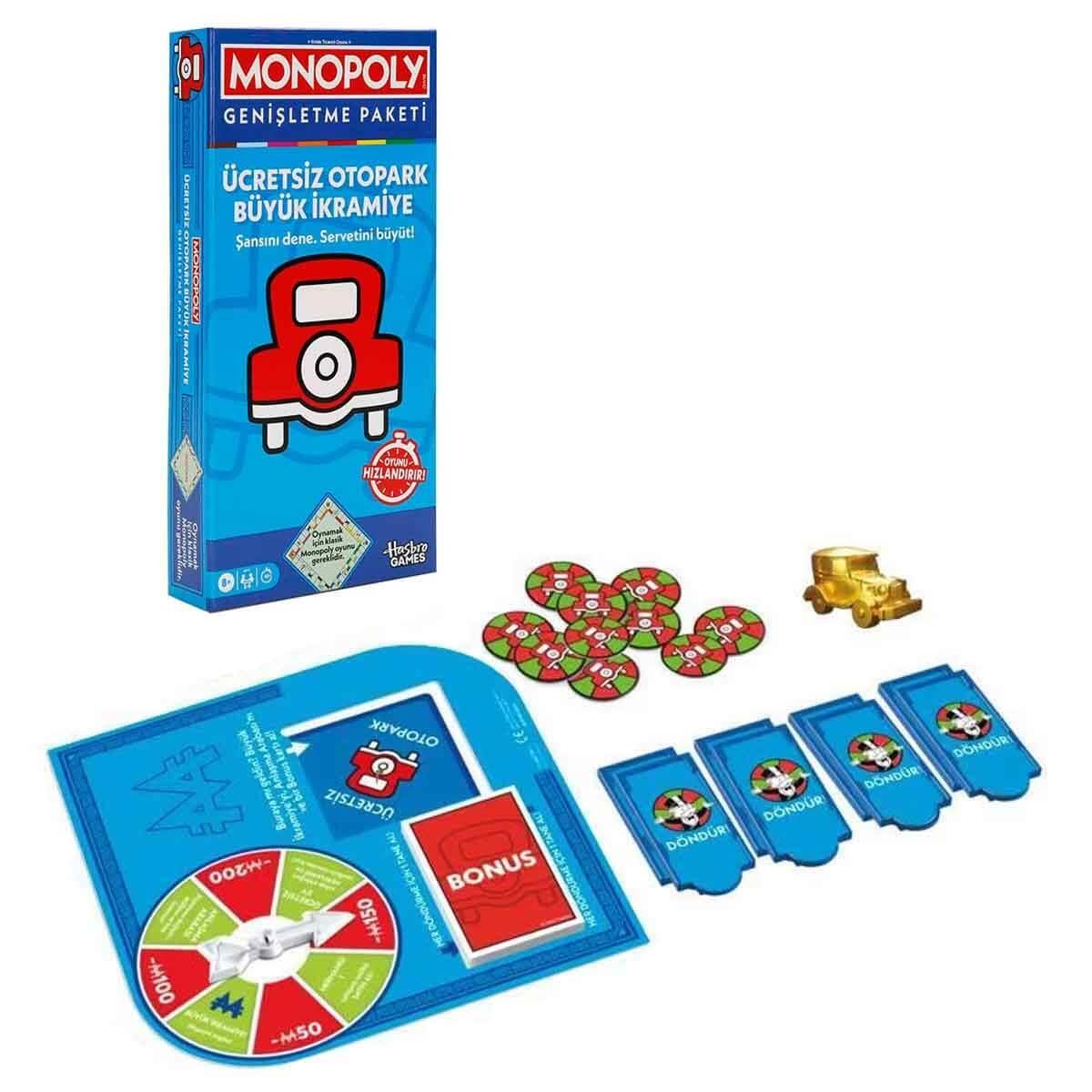 MONOPOLY UCRETSIZ OTOPARK IKRAMIYESI GENISLETME PAKETI G0718 Diğer G0718