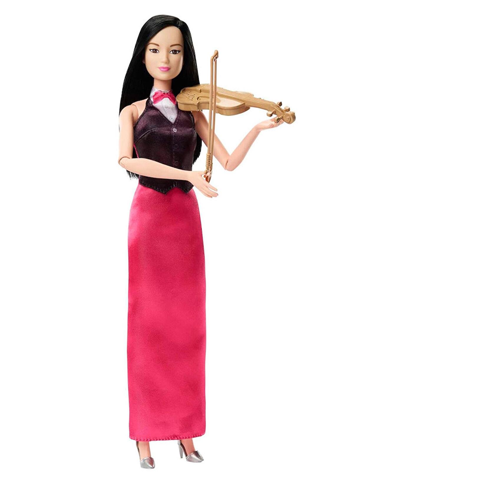 Barbie Kariyer Bebekleri Kemancı Müzisyen DVF50-HKT68 Barbie HKT68