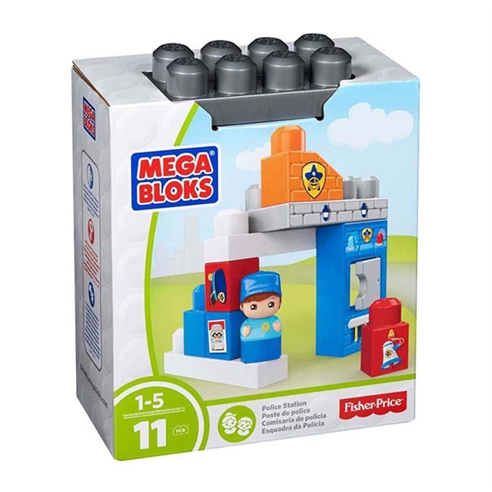 Mega Bloks Hikaye Temalı Bloklar Oyun Setleri Polis İstasyonu DYC54-DYC56 Fisher Price DYC56