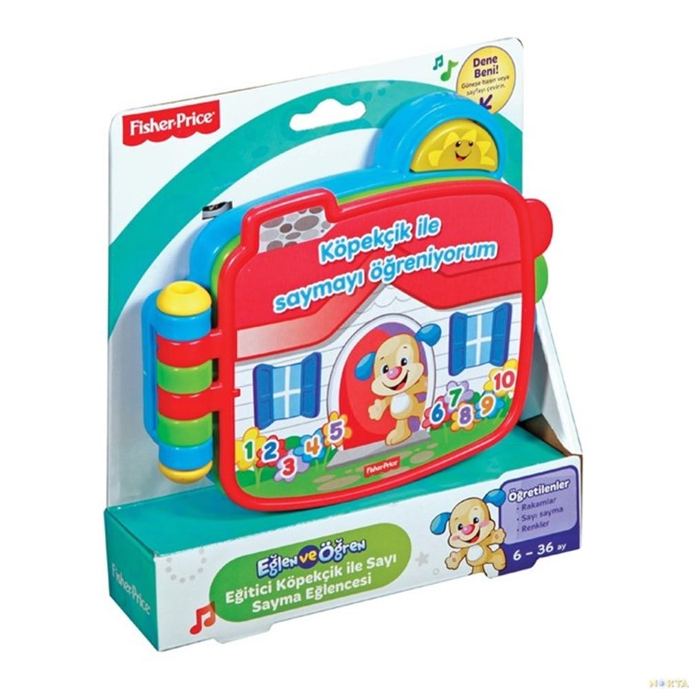 Fisher Price Eğitici Köpekçiğin Sayı Sayma Kitabı CJW71