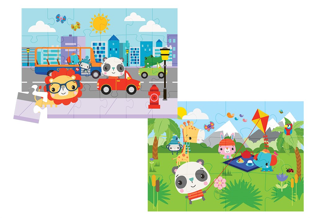 Fisher Price Baby Puzzle City Fun & Picnic 2 in 1 Fisher Price FP13407