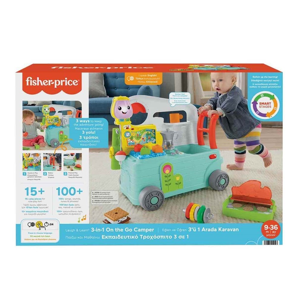 Fisher Price Eğlen ve Öğren 3'ü 1 Arada Karavan HCK81 Fisher Price HCK81