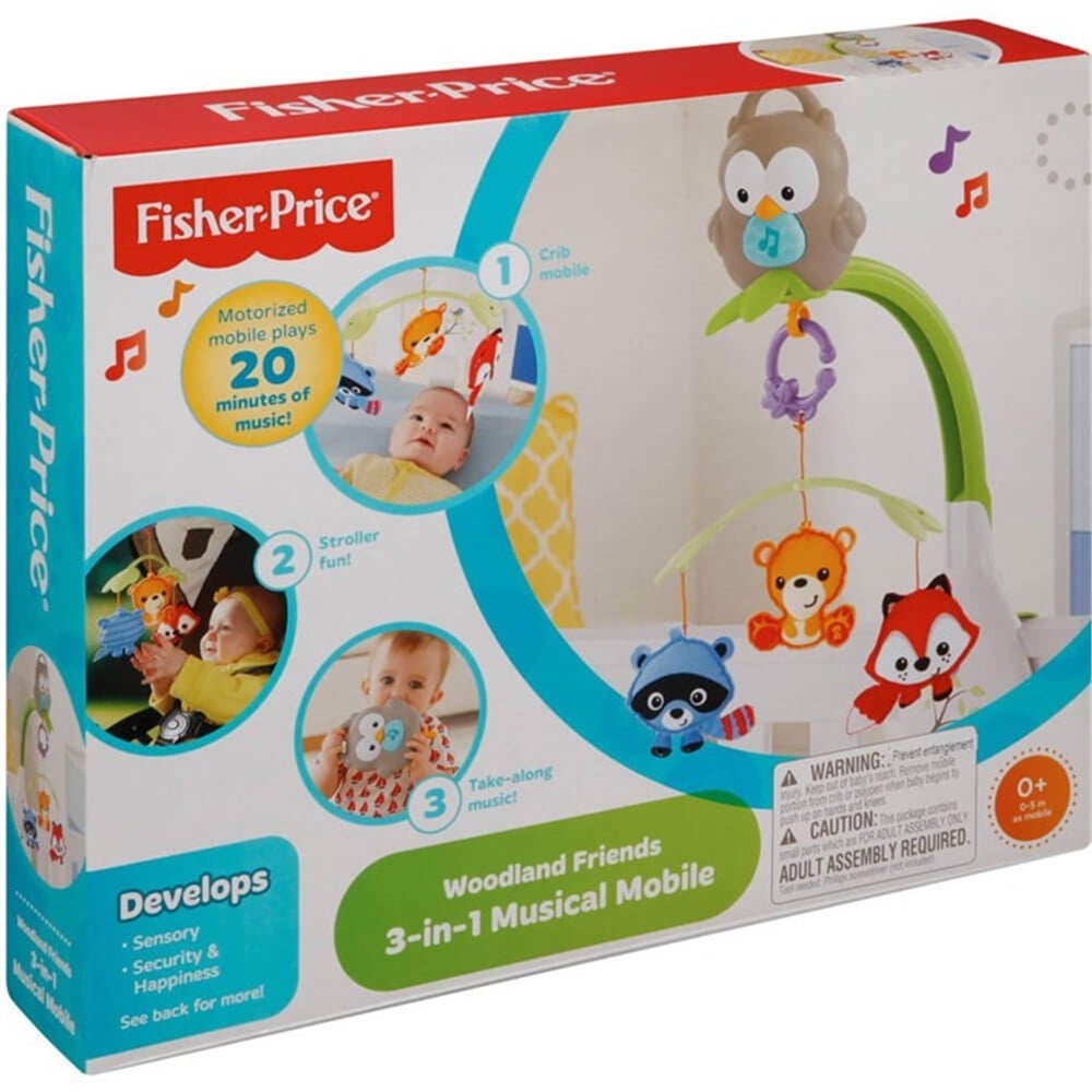 Fisher Price Üçü Bir Arada Baykuş Dönence CDM84