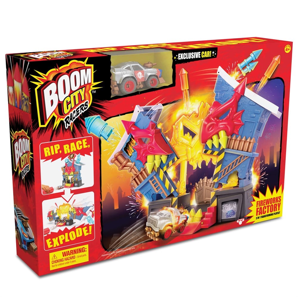 Boom City Racers Fişek Fabrikası Oyun Seti Bmc02000 Giochi Preziosi BMC02000