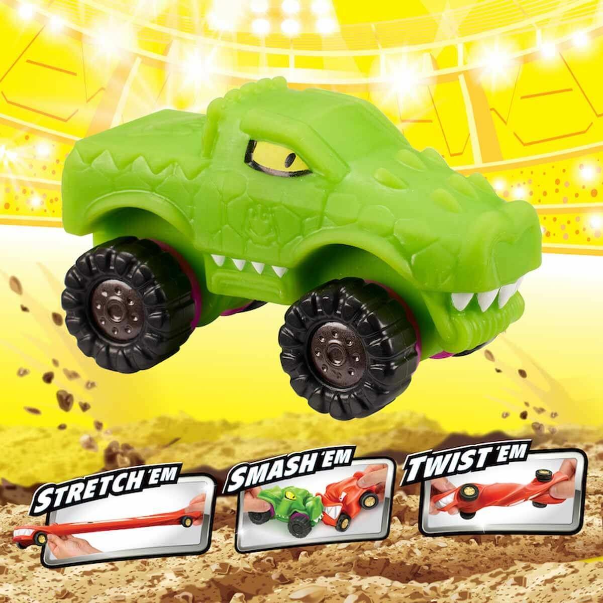 Goojitzu Goo Mobiles Stretch Araçlar Wreckin Rock Jaw GJT46000 W Giochi Preziosi GJT46000 W