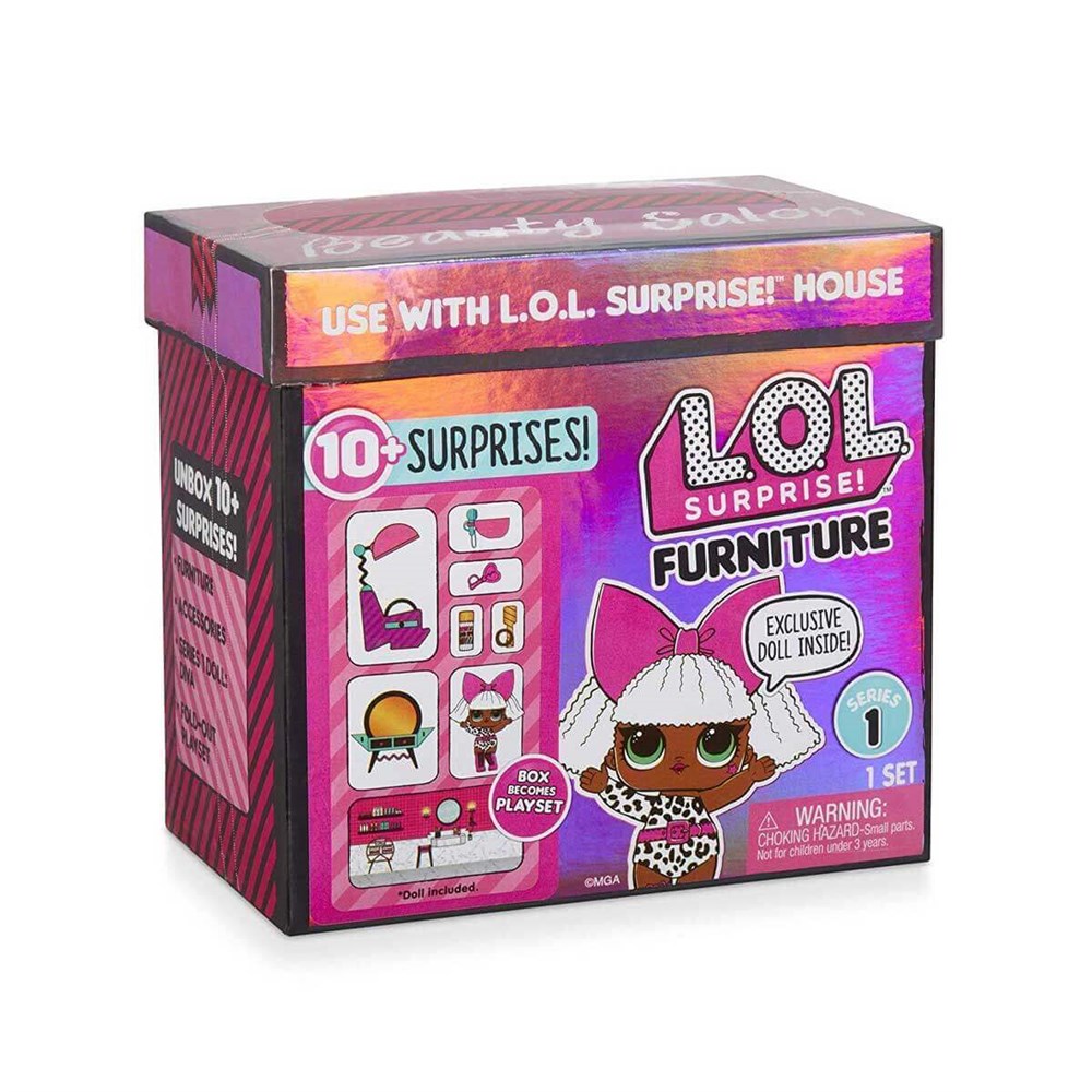L.O.L Bebek ve Mobilya Oyun Seti - Beauty Salon Giochi Preziosi LLU90000 BS