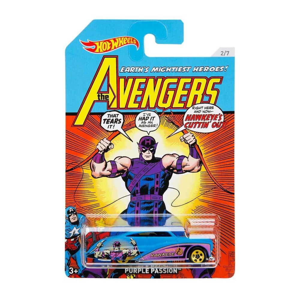 Hot Wheels Yenilmezler Purple Passion Fkd48-Fkd51 Hot Wheels FKD51