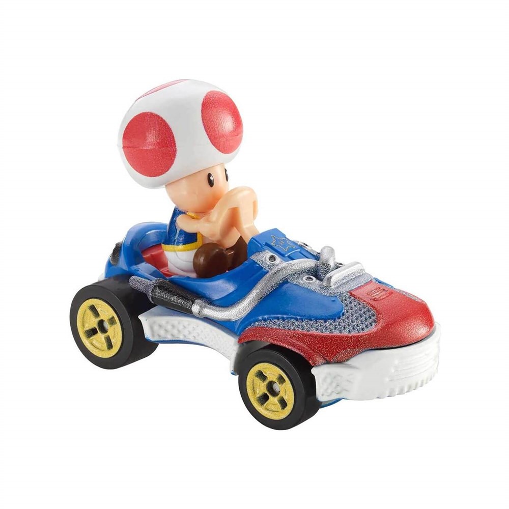 Hot Wheels Mario Kart Karakter Araçlar Toad Sneeker GBG25-GBG30 Hot Wheels GBG30