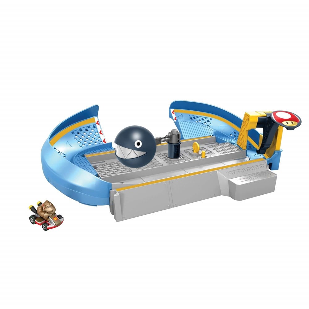 Hot Wheels Mario Kart Çılgın Yaratıklar Oyun Seti Chain Chomp GCP26-GKY48 Hot Wheels GKY48