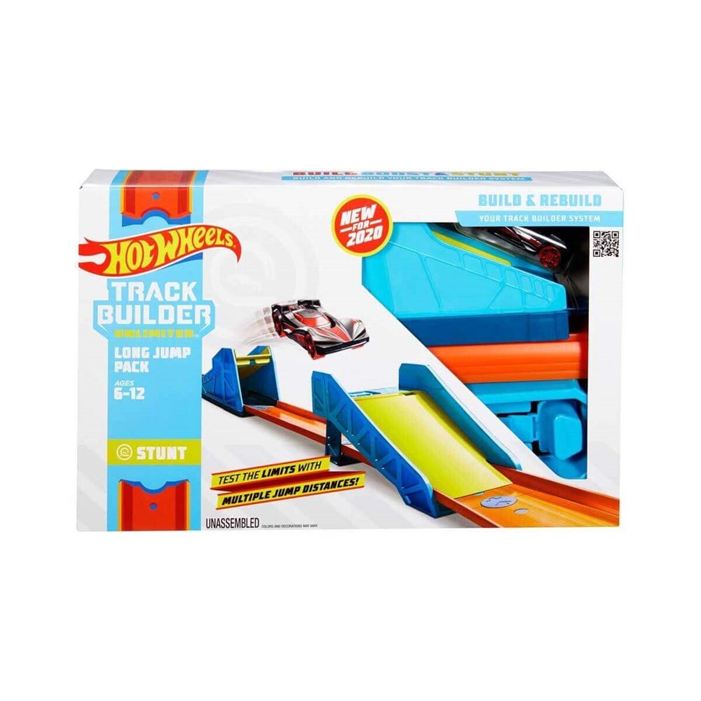 Hot Wheels Track Builder Tasarla Ve Yeniden Oluştur Serisi Uzun Atlama Paketi GLC87-GLC89 Hot Wheels GLC89