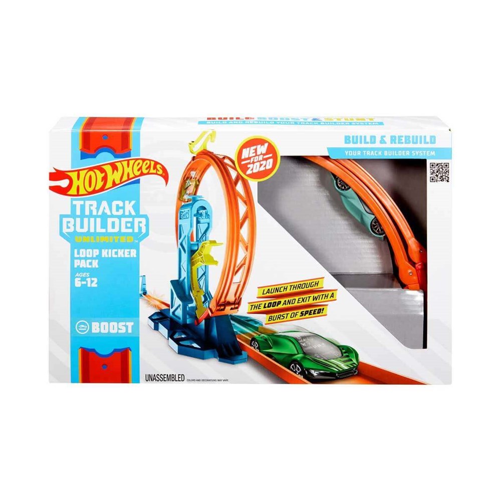 Hot Wheels Track Builder Tasarla Ve Yeniden Oluştur Serisi Hız Çemberi Paketi GLC87-GLC90 Hot Wheels GLC90
