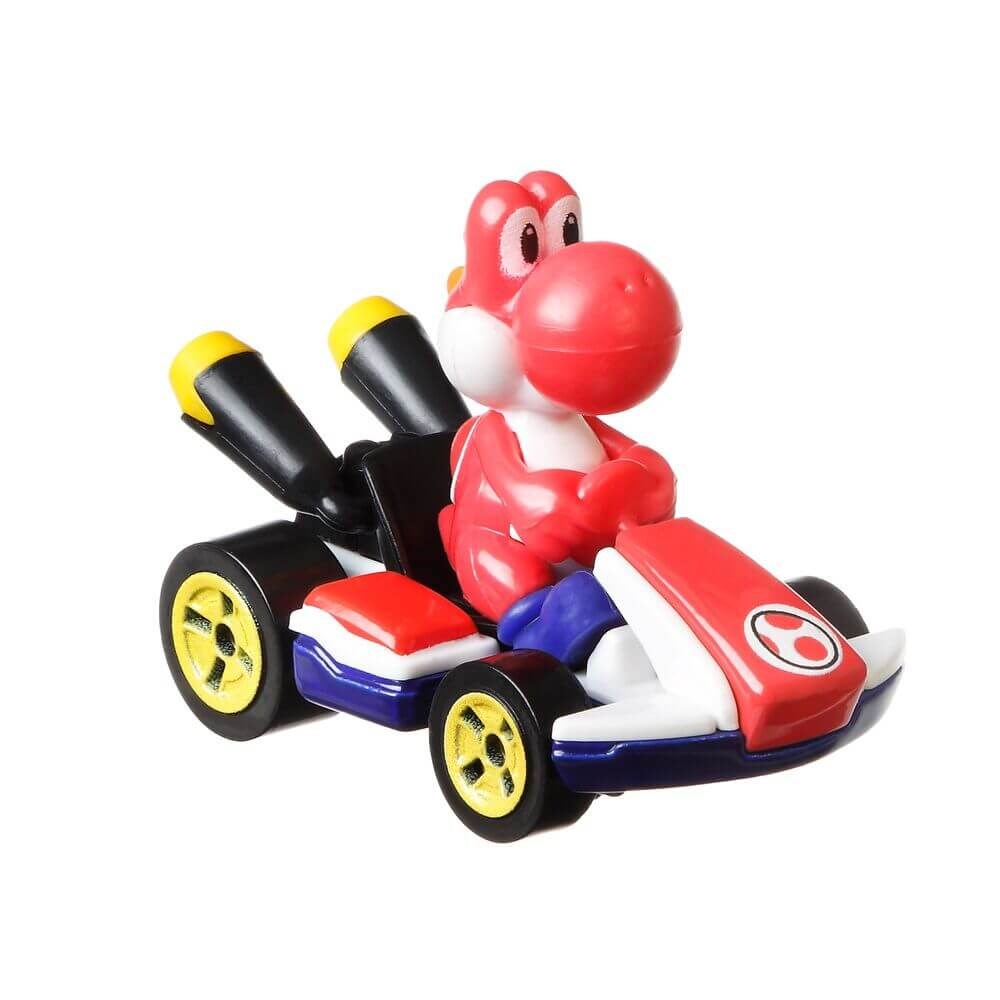 Hot Wheels Mario Kart Karakter Araçlar Red Yoshı GBG25-GPD90 Hot Wheels GPD90