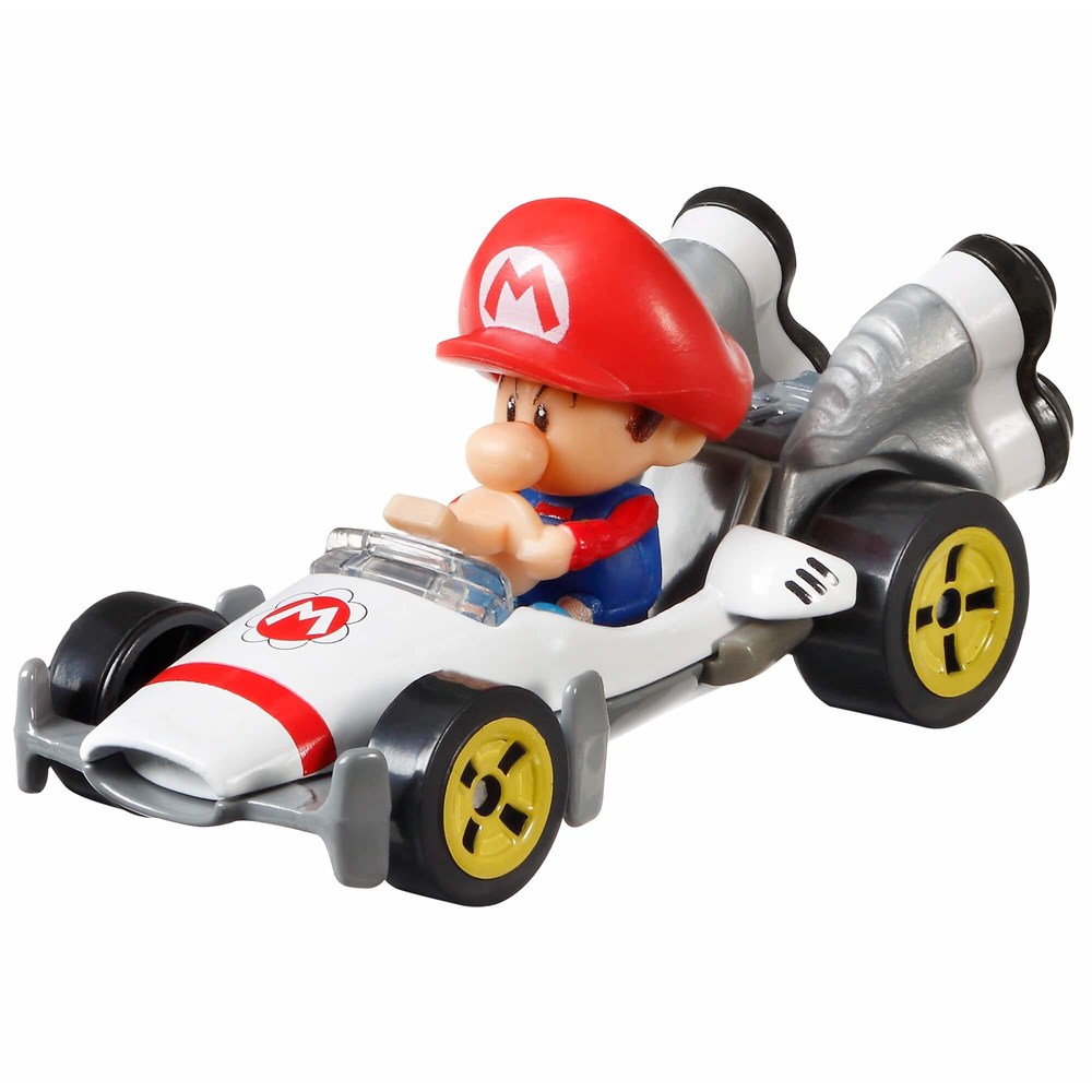 Hot Wheels Mario Kart Karakter Araçlar Baby Mario GBG25-GRN12 Hot Wheels GRN12