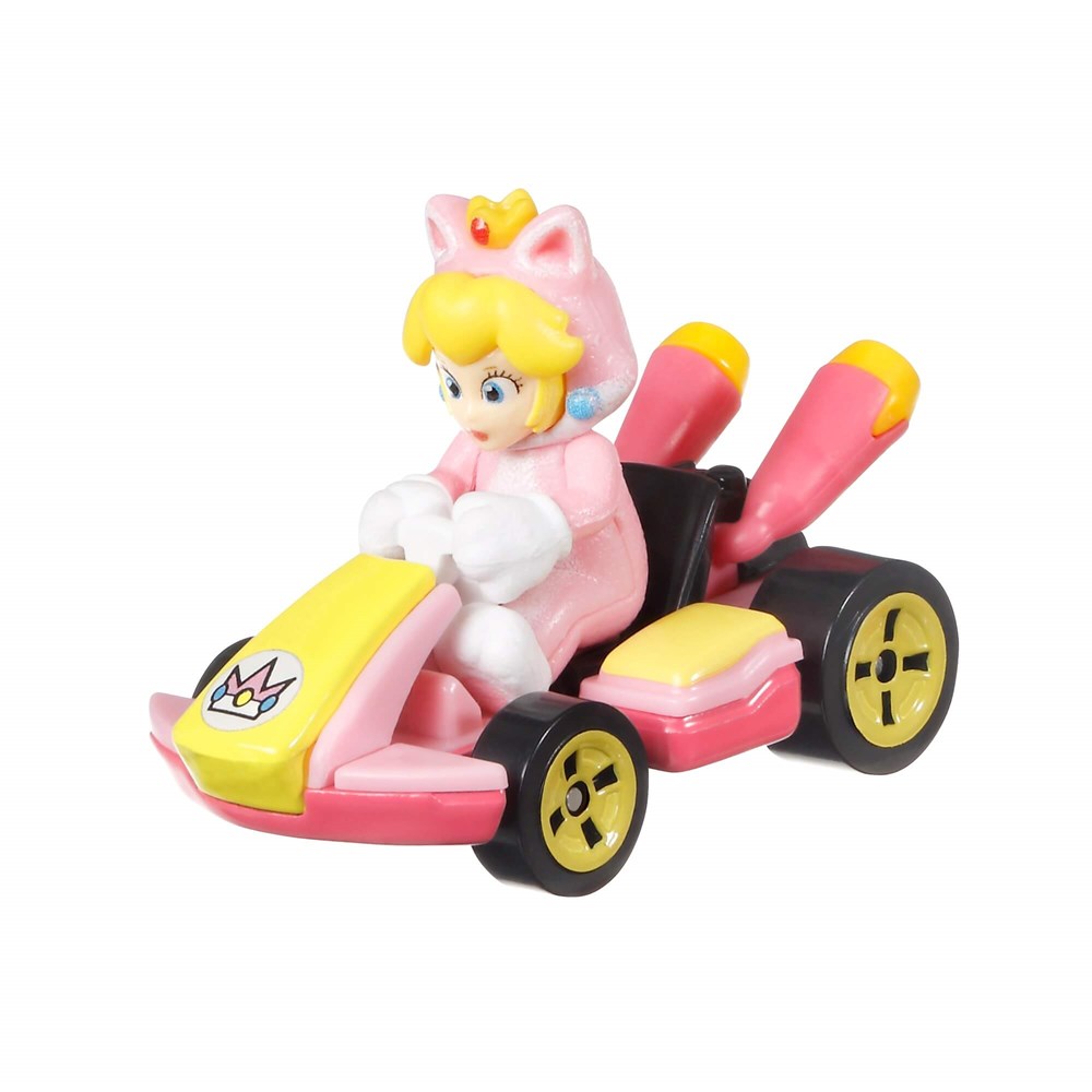 Hot Wheels Mario Kart Karakter Araçlar Cat Peach GBG25-GRN13 Hot Wheels GRN13