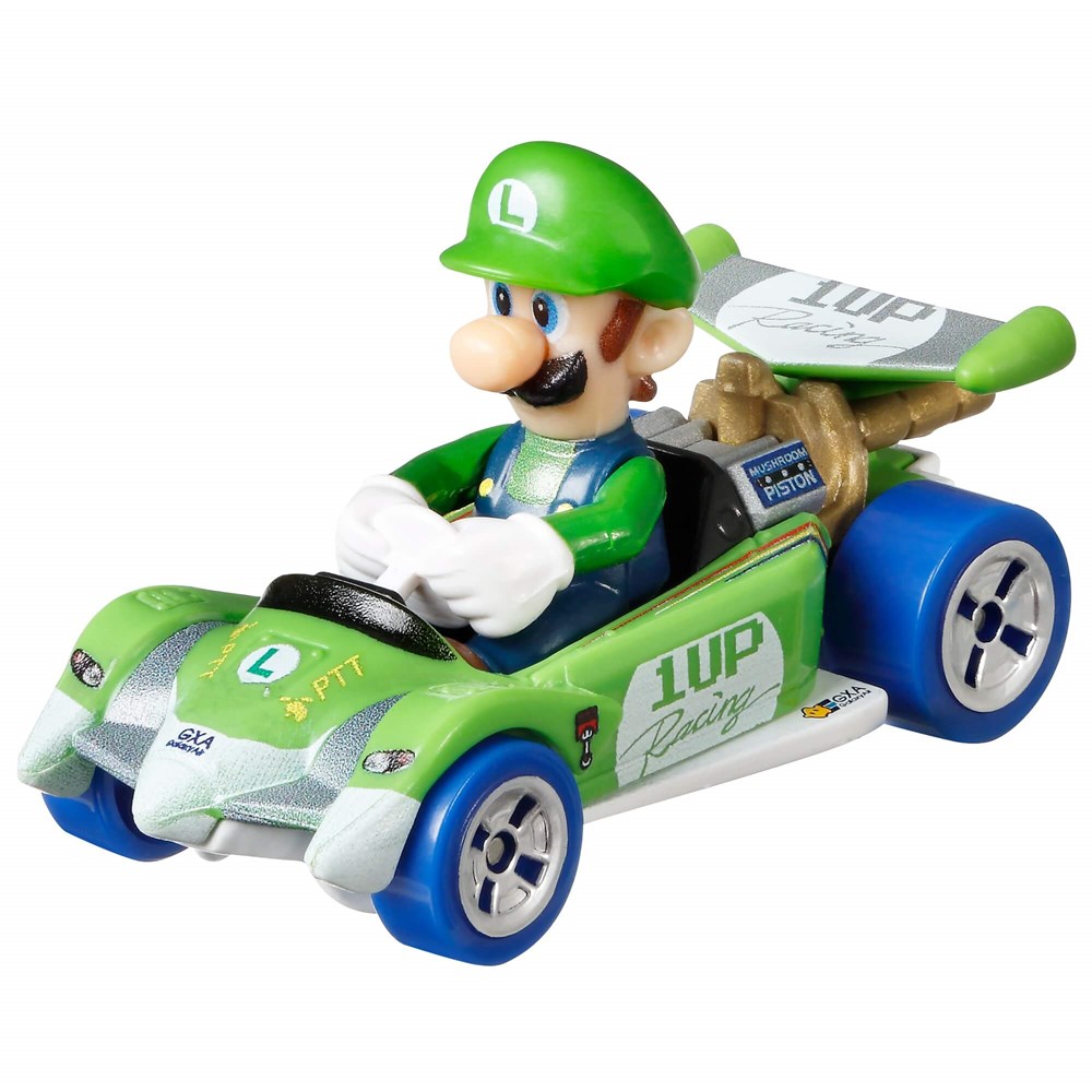 Hot Wheels Mario Kart Karakter Araçlar Luigi GBG25-GRN18 Hot Wheels GRN18