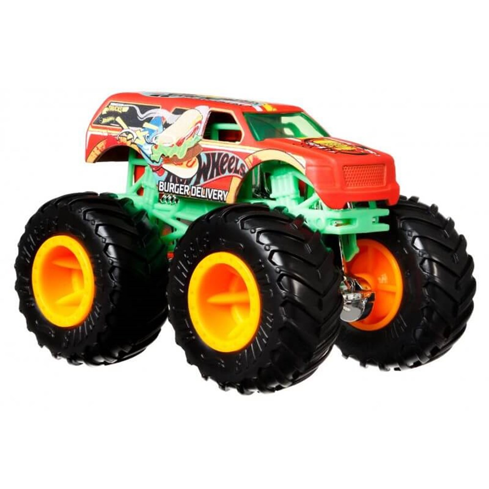 Hot Wheels Monster Trucks 1:64 Arabalar Burger Delivery FYJ44-GTH77 Hot Wheels GTH77