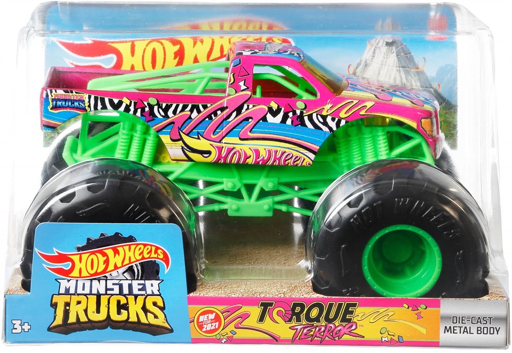 Hot Wheels Monster Trucks 1:24 Arabalar Torque Terror FYJ83-GTJ41 Hot Wheels GTJ41