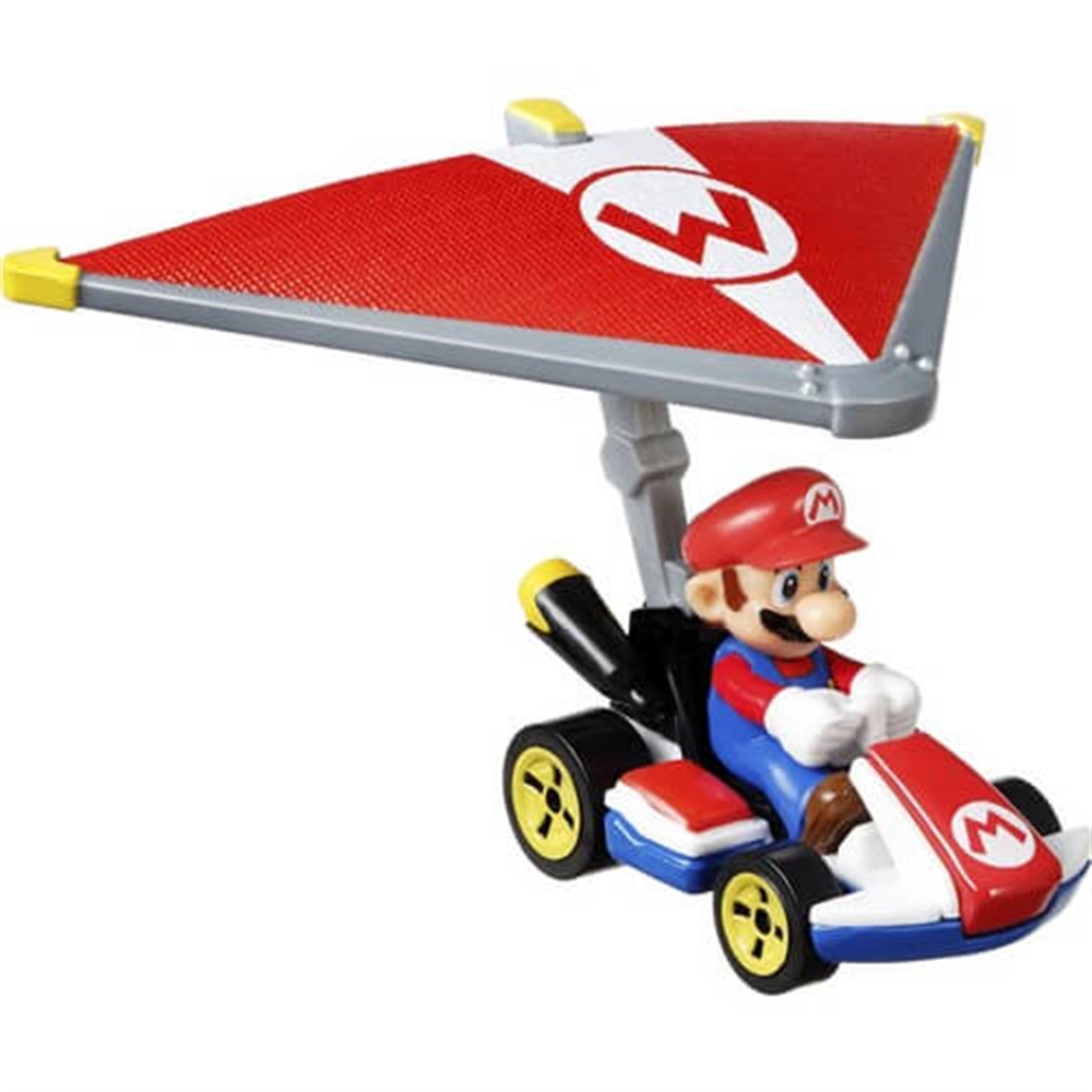 Hot Wheels Mario Kart Planörlu Araçlar Mario GVD30-GVD31 Hot Wheels GVD31