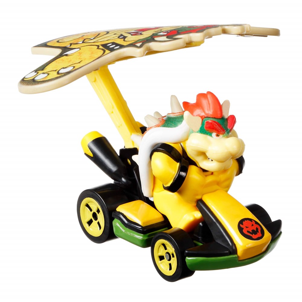 Hot Wheels Mario Kart Planörlu Araçlar Bowser GVD30-GVD33 Hot Wheels GVD33