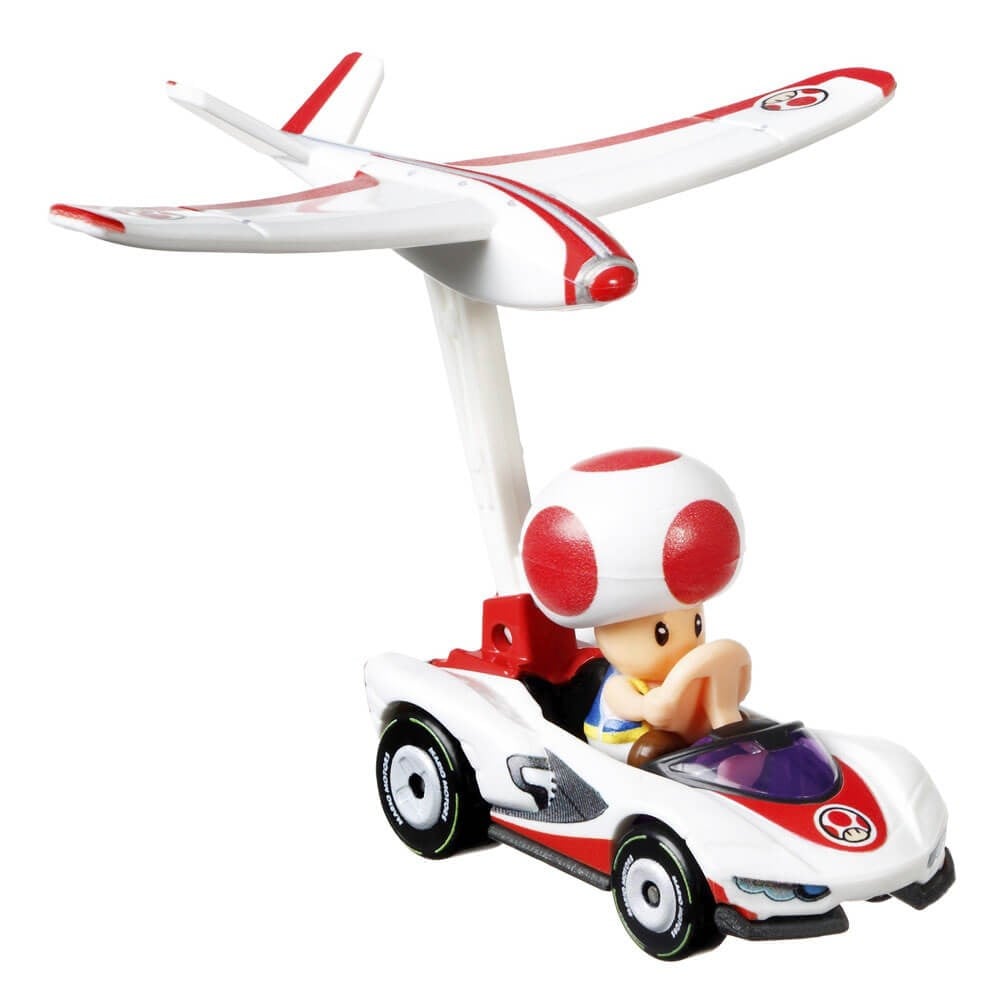 Hot Wheels Mario Kart Planörlü Araçlar Toad GVD30-GVD34 Hot Wheels GVD34