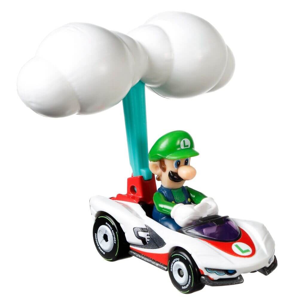 Hot Wheels Mario Kart Planörlu Araçlar Luigi GVD30-GVD35 Hot Wheels GVD35