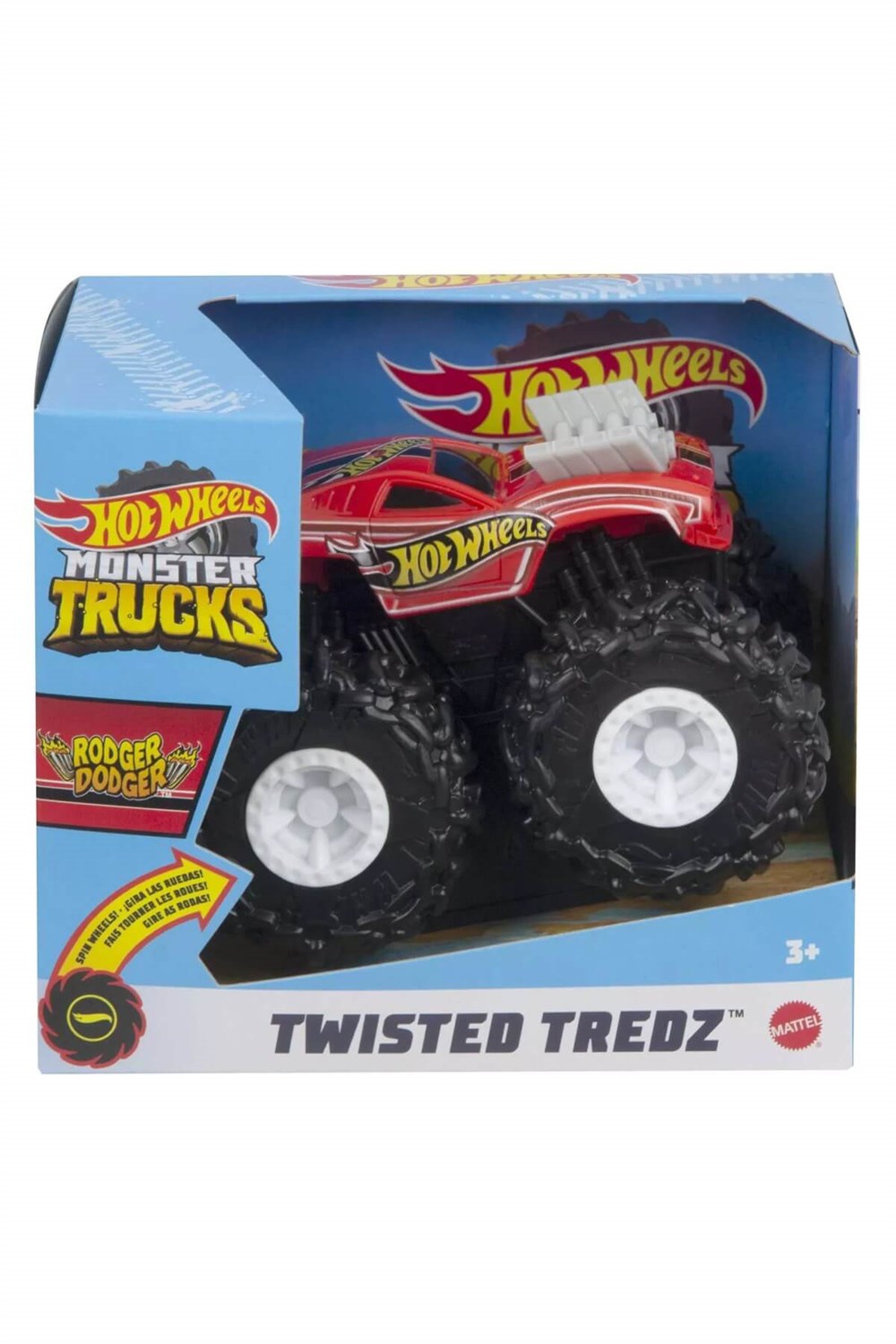 Hot Wheels Monster Trucks 1:43 Çek Bırak Arabalar GVK37-GVK46 Hot Wheels GVK46