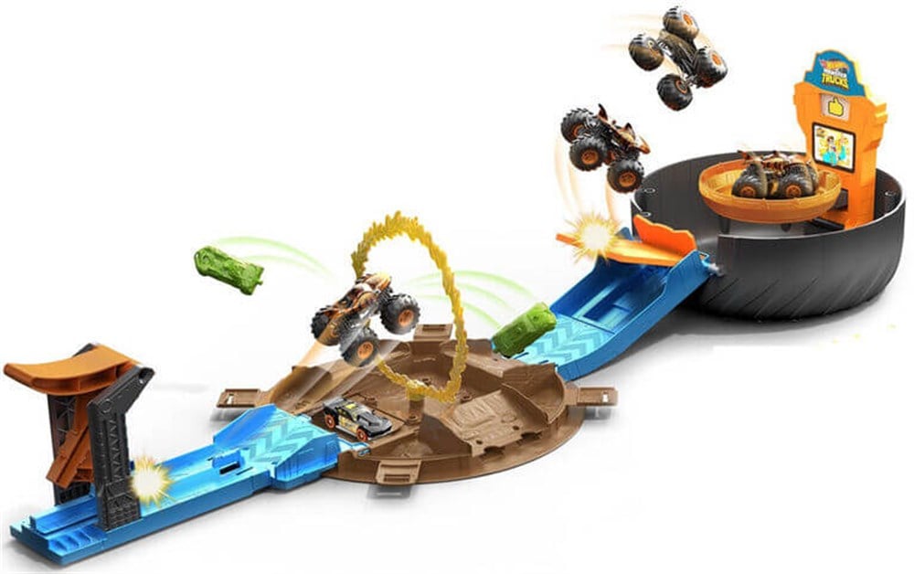 Hot Wheels Monster Trucks Akrobası Tekerleği Oyun Seti GVK48 Hot Wheels GVK48