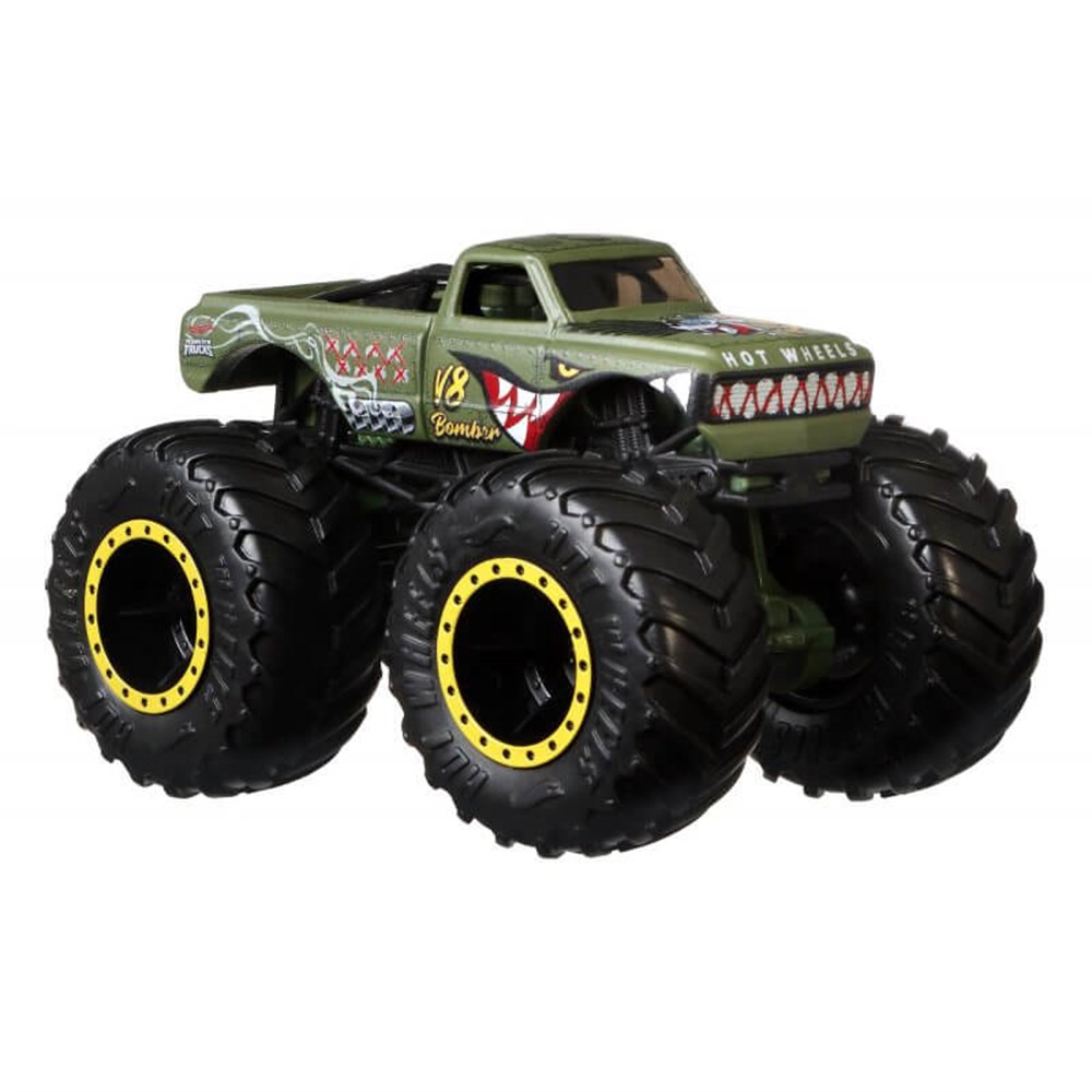 Hot Wheels Monster Trucks 1:64 Arabalar V8 Bomber FYJ44-GWJ95 Hot Wheels GWJ95