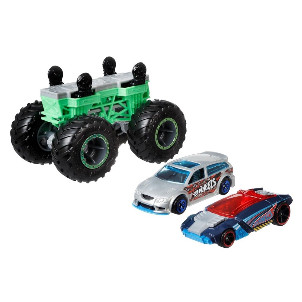 Hot Wheels Monster Trucks Dev Tekerlek Ustası Serisi Bone Sharkruser GWW13-GWW15 Hot Wheels GWW15