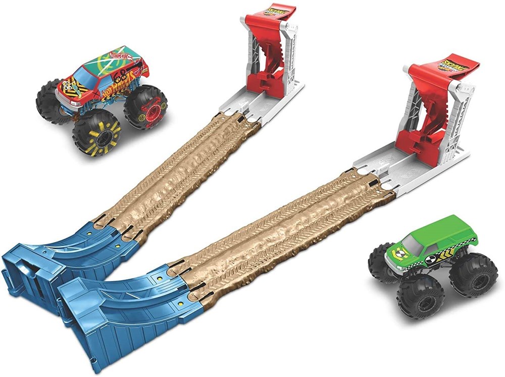 Hot Wheels Monster Trucks Çifte Çarpışma Oyun Seti GYC80 Hot Wheels GYC80