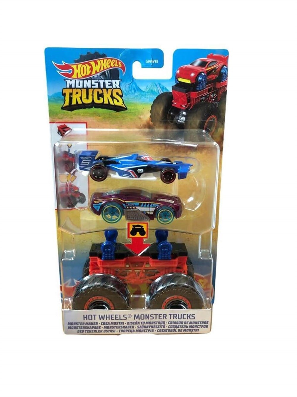 Hot Wheels Monster Trucks Dev Tekerlek Ustası GWW13-HDV01 Hot Wheels HDV01