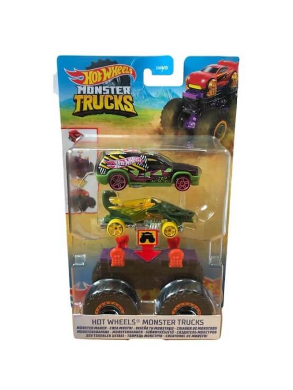 Hot Wheels Monster Trucks Dev Tekerlek Ustası GWW13-HDV02 Hot Wheels HDV02