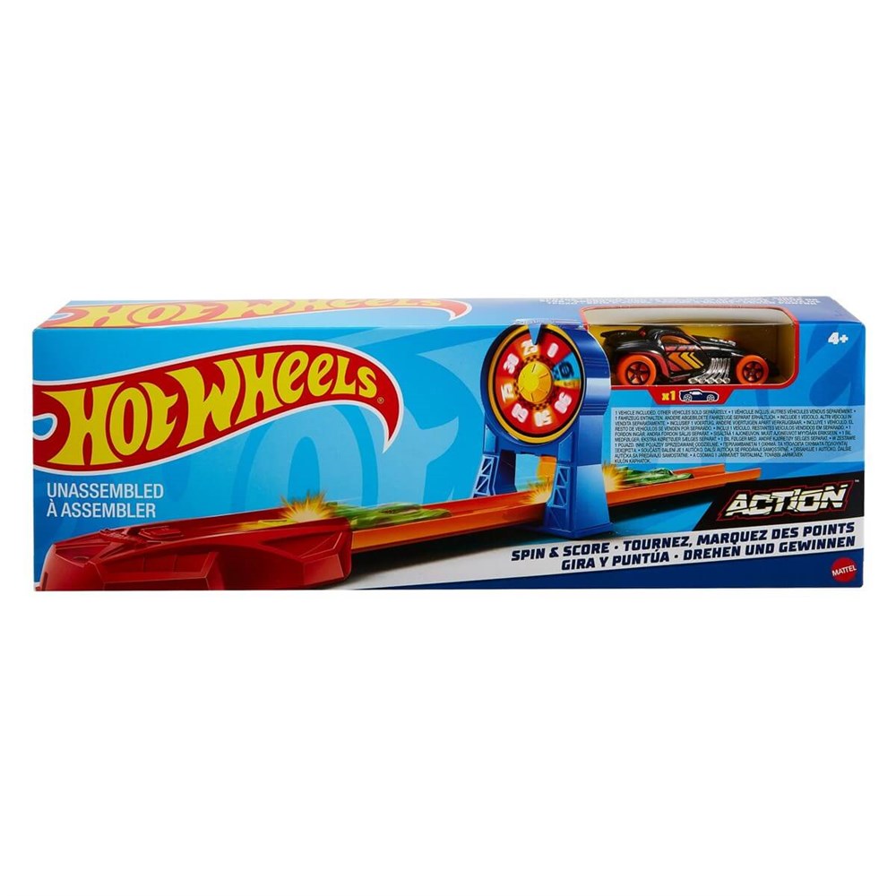 Hot Wheels Akrobasi Atlayışı Yarış Seti FTH79-HFY68 Spin&Score Hot Wheels HFY68