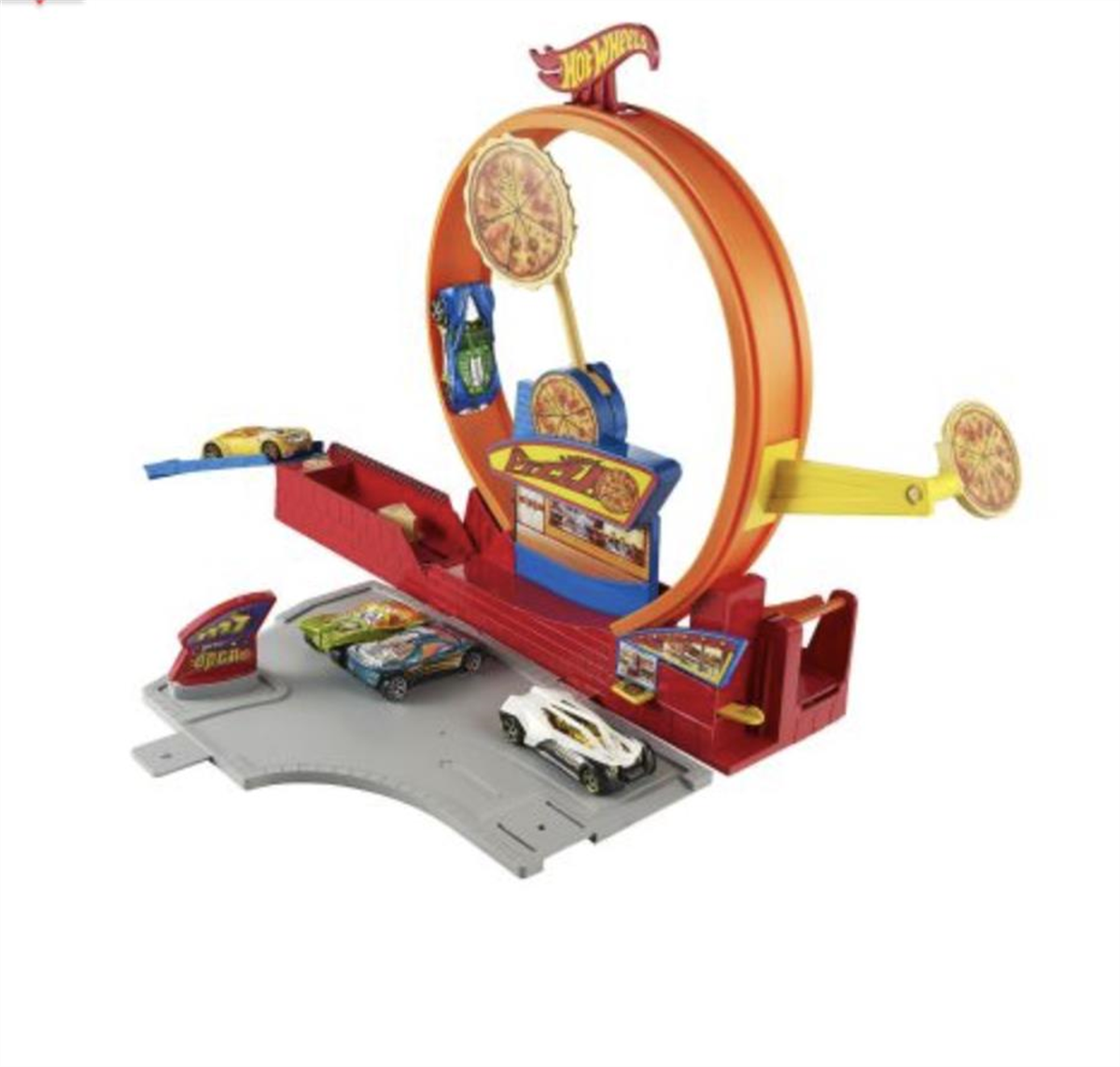 Hot Wheels Gösteri Dünyası Speedy Pizza Up Oyun Seti HMD53-HKX44 Hot Wheels HKX44