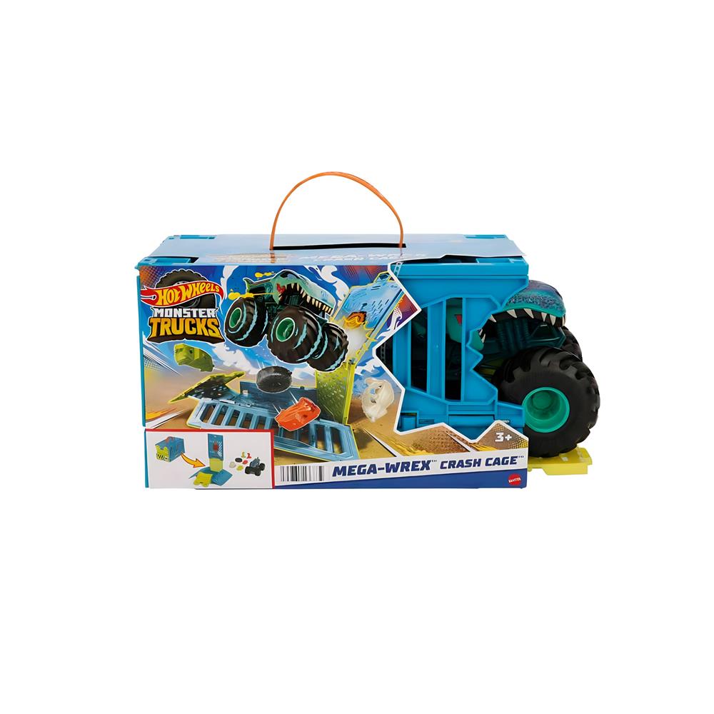 Hot Wheels Monster Trucks 1:24 Mega Wrex'in Çarpışma Kafesi HNC29 Hot Wheels HNC29
