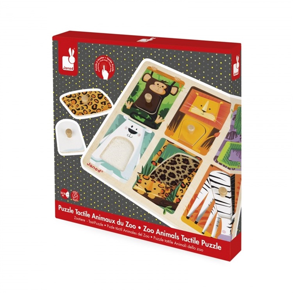 Janod Hissedilebilir Puzzle Hayvanlar