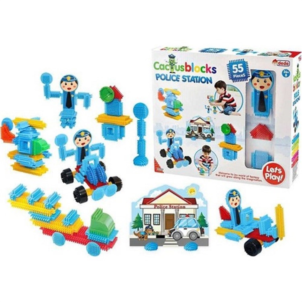 Kaktüs Bloklar Polis 55 Parça