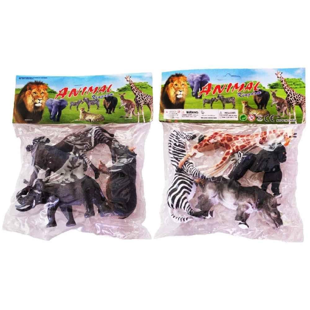 PVC Vahşi Hayvanlar 4 Parça Büyük Boy Kızılkaya KZL 050 15