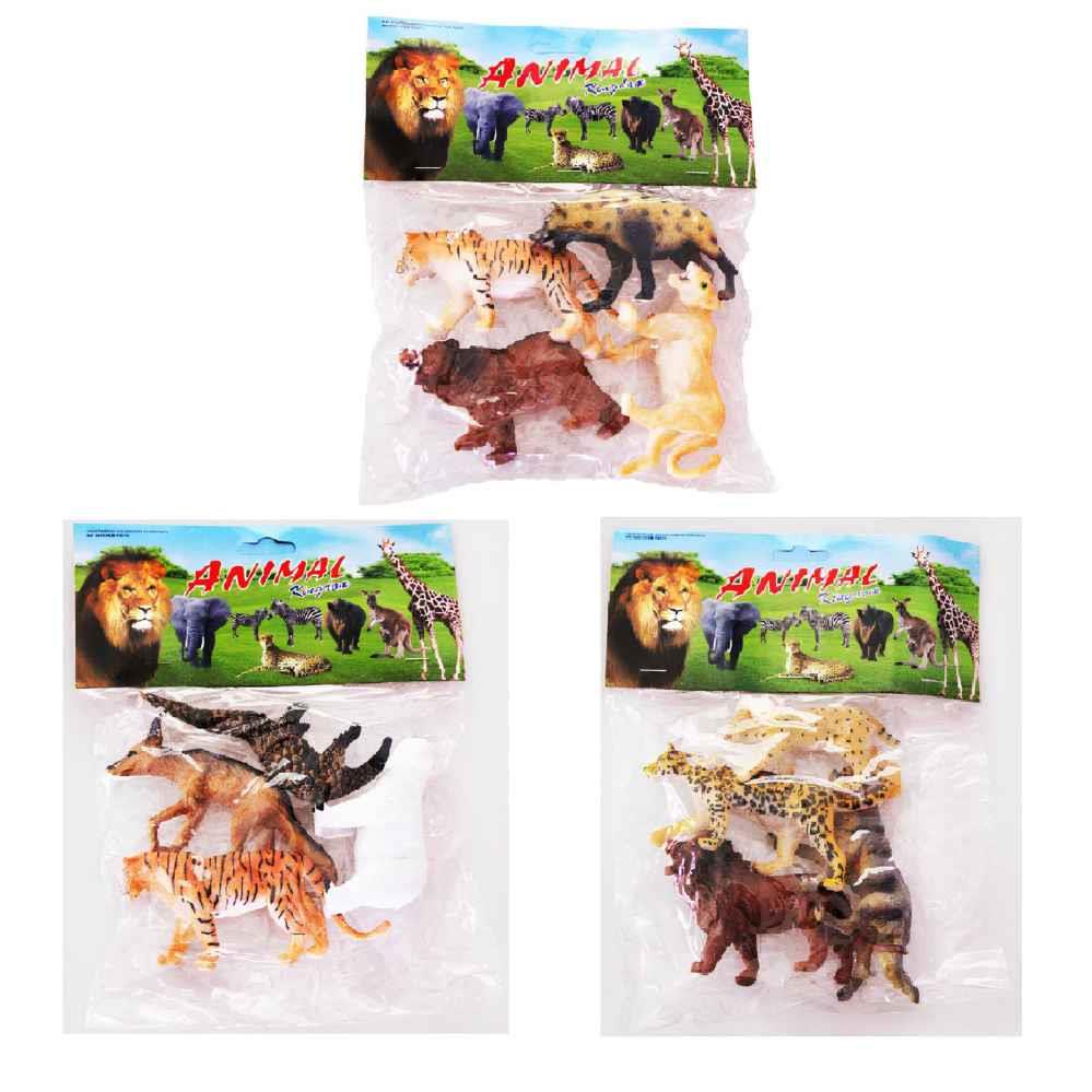 PVC Vahşi Hayvanlar 4 Parça Kızılkaya KZL 050 2