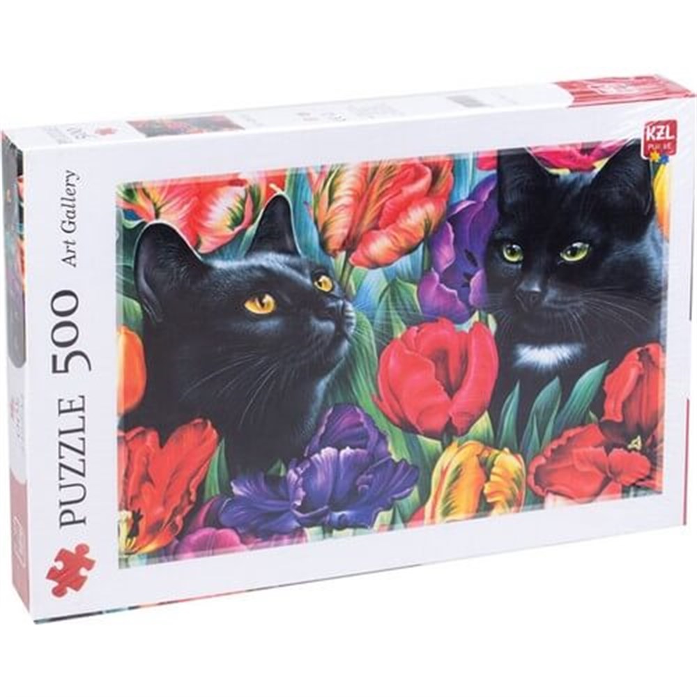 500 Parça Puzzle Siyah Kedıler Kızılkaya KZL 164 2