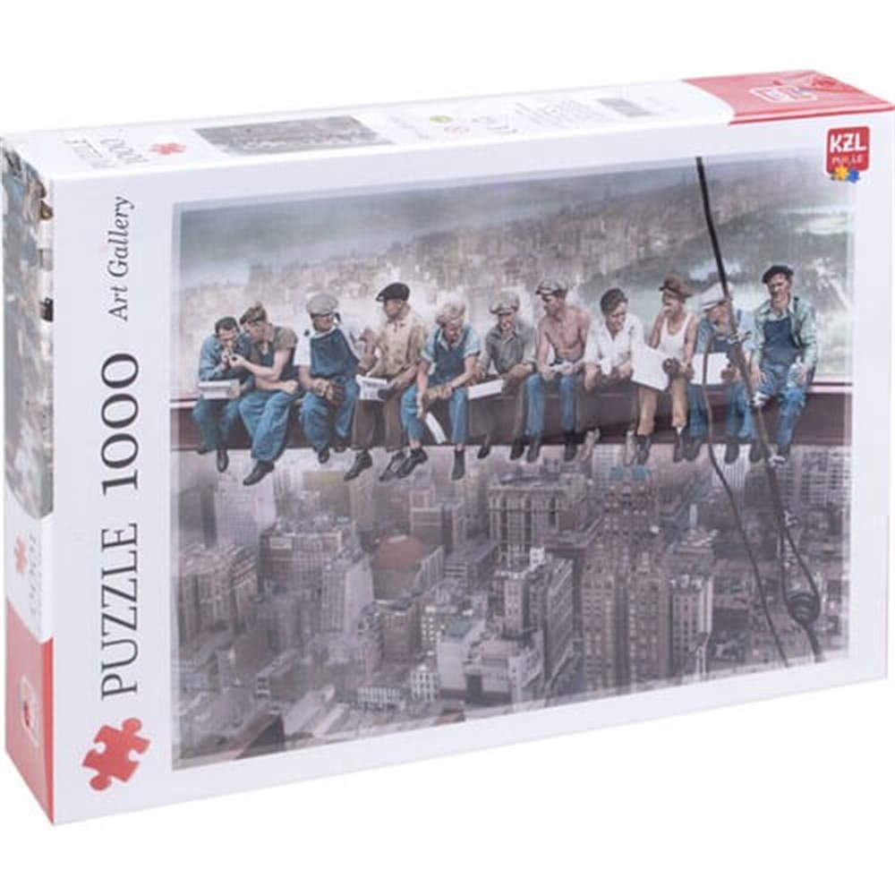 1000 Parça Puzzle Bir Gökdelen Tepesinde Öğle Yemeği Kızılkaya KZL 165 8