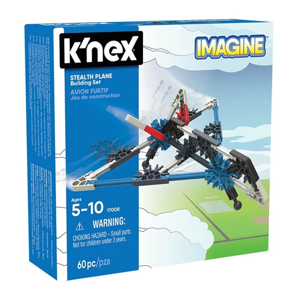 K'NEX Imagine Stealth Plane Building Set 17008