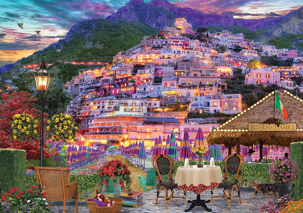 KS 1000 Parça Puzzle Lights Of Amalfi KS Puzzle KS 20545