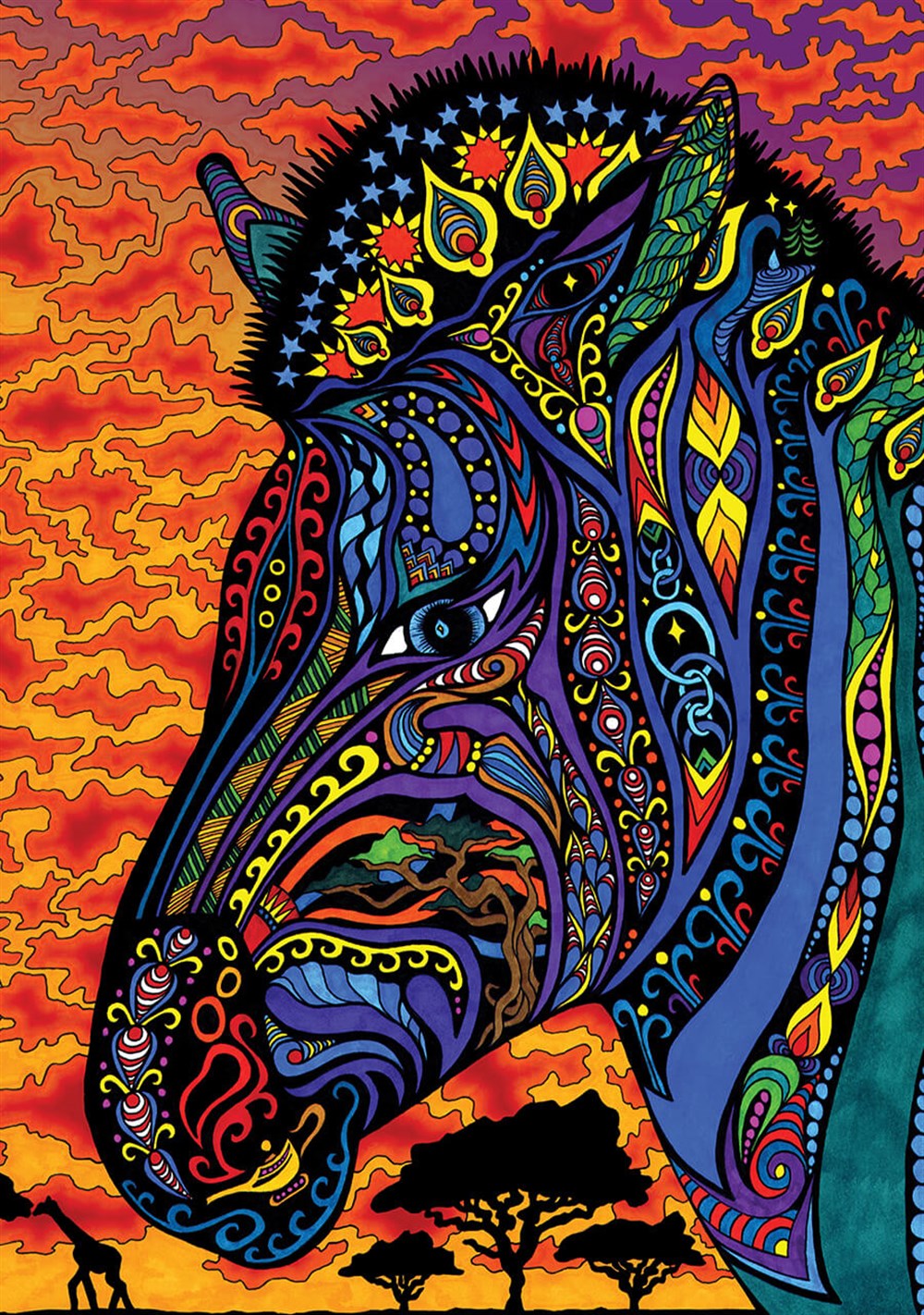 KS 1500 Parça Puzzle The Zebra KS Puzzle KS 22006