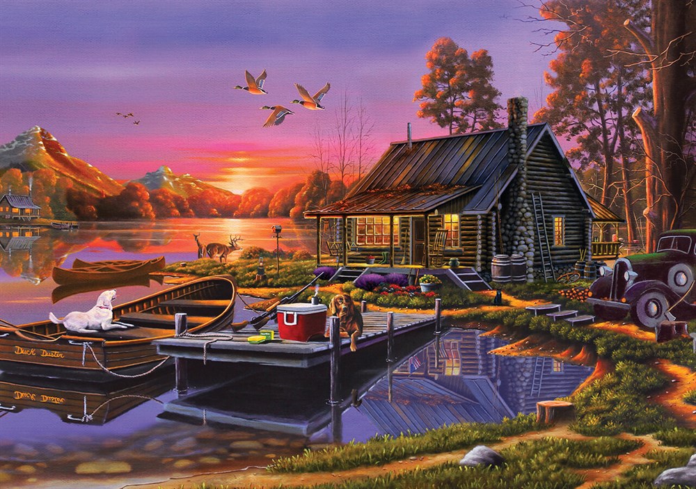 KS 2000 Parça Puzzle Lakeside Cottage KS Puzzle KS 22502