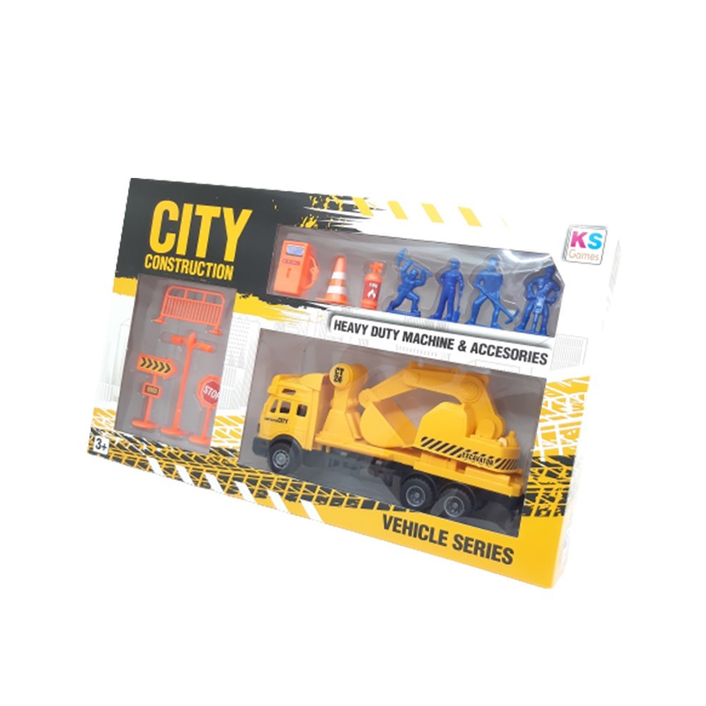 Ks Games City Construction Excavator KS Puzzle KS 25908