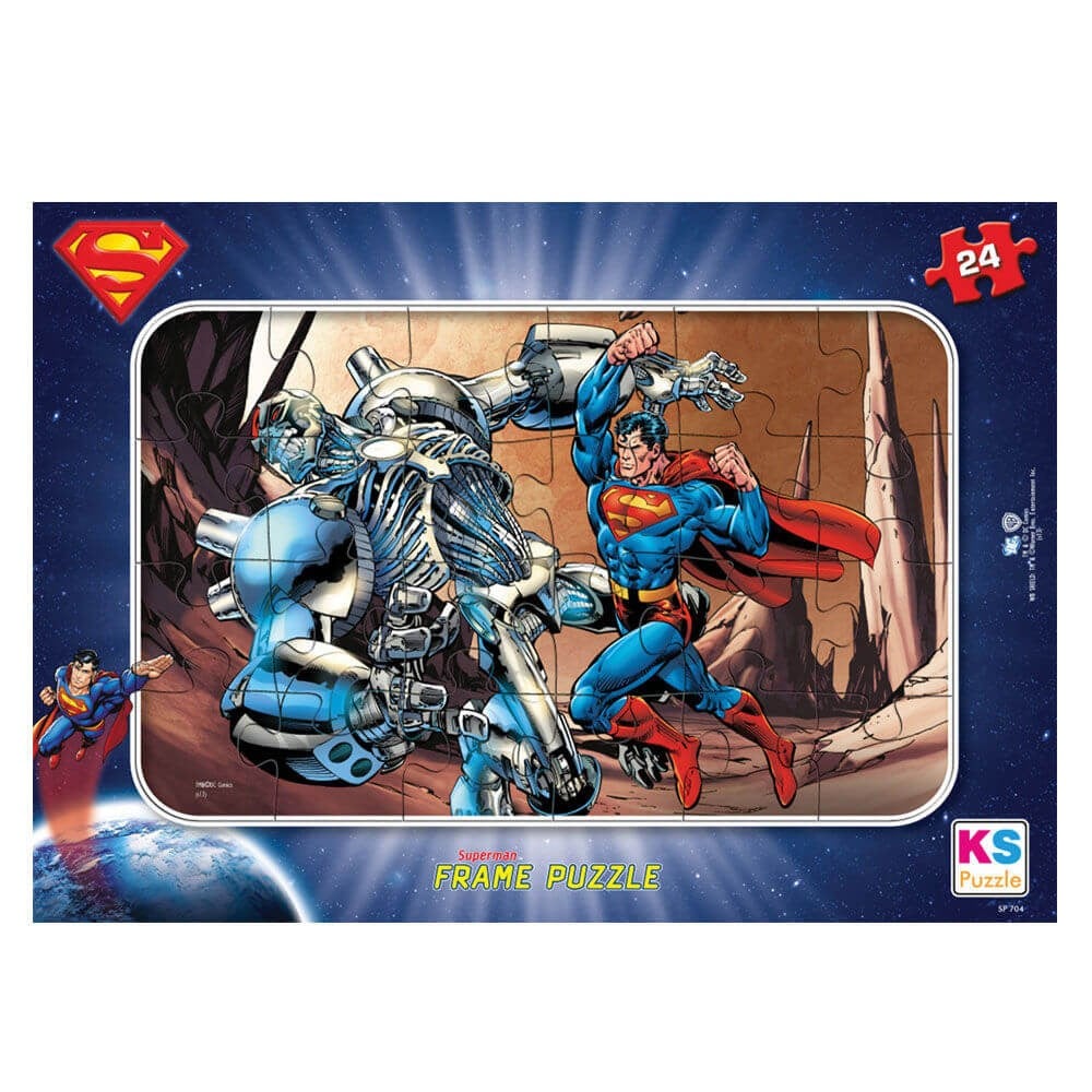 Frame Puzzle 24 Parça Superman KS Puzzle KS SUPERMAN