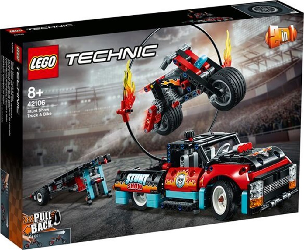 Lego Technic Gösteri Kamyoneti Ve Motosikleti 42106 Lego 42106